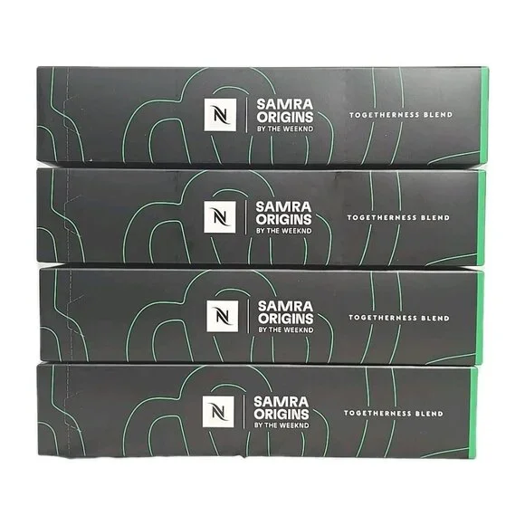 Nespresso Vertuo Capsules Samra Origins By The Weeknd Togetherness Blend 4-PACK - Picture 1 of 6